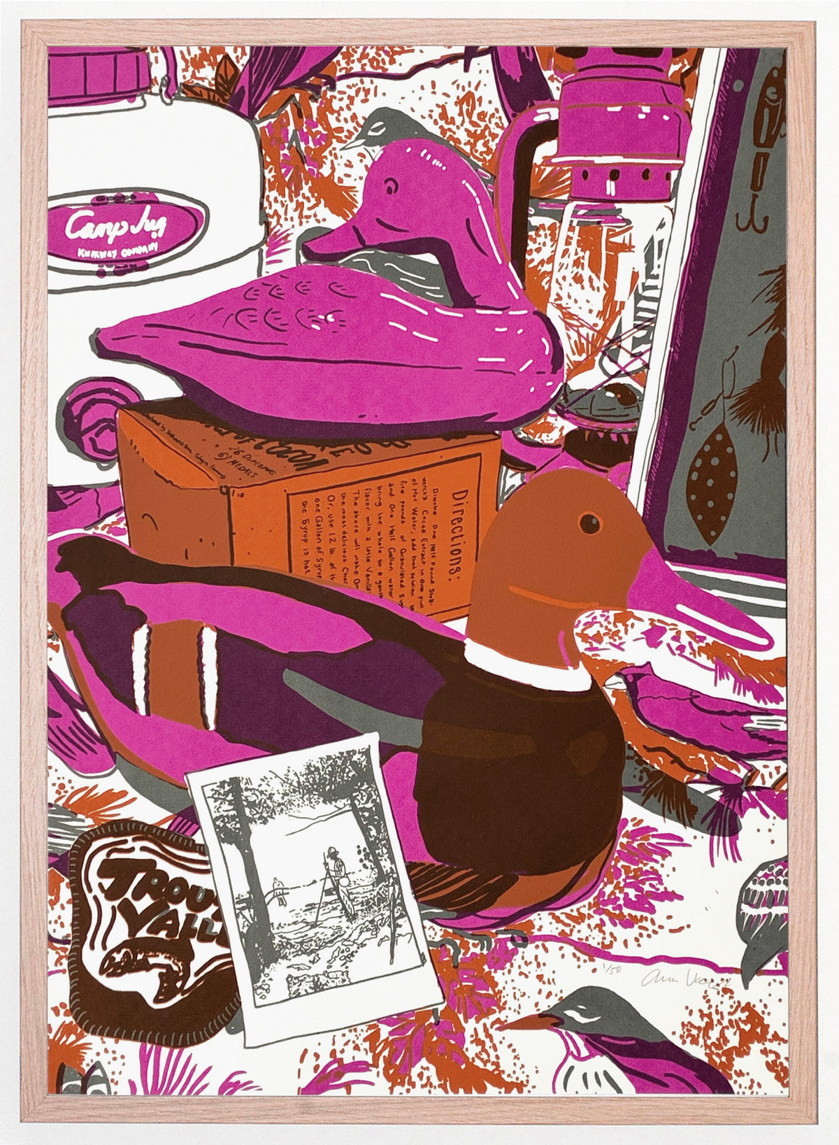 Anna Valdez Winter Camp Print