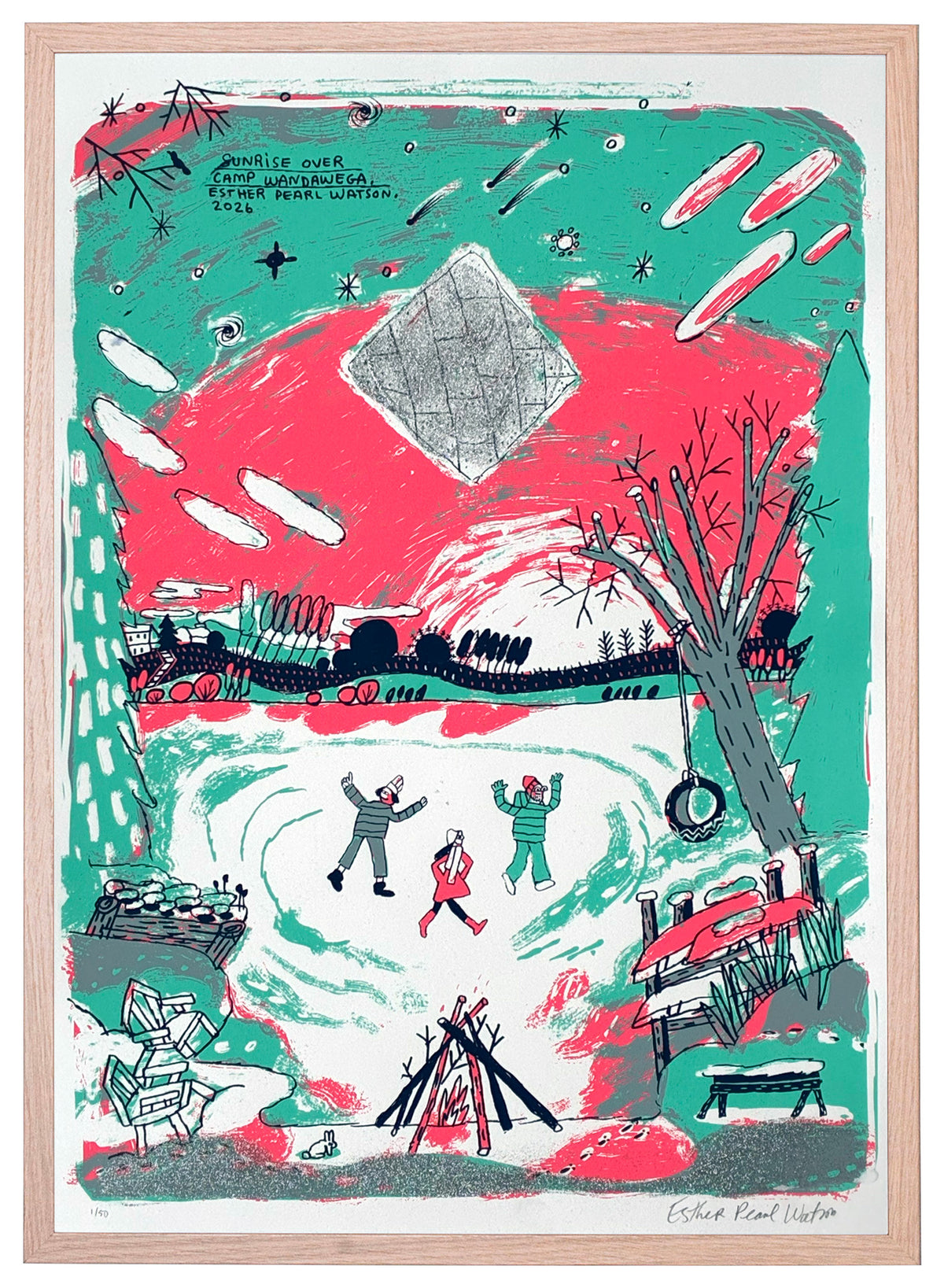 Esther Pearl Watson Winter Camp Print