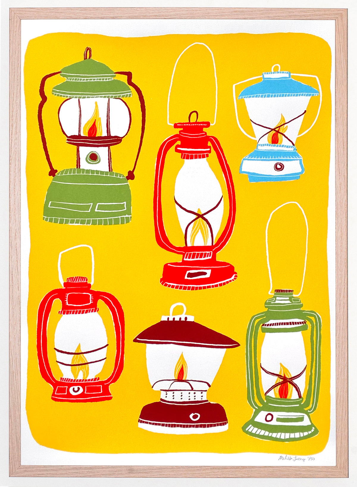 Melissa Lakey Winter Camp Print