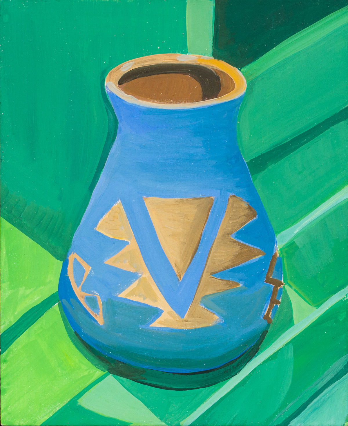 Native American Geometric Vase