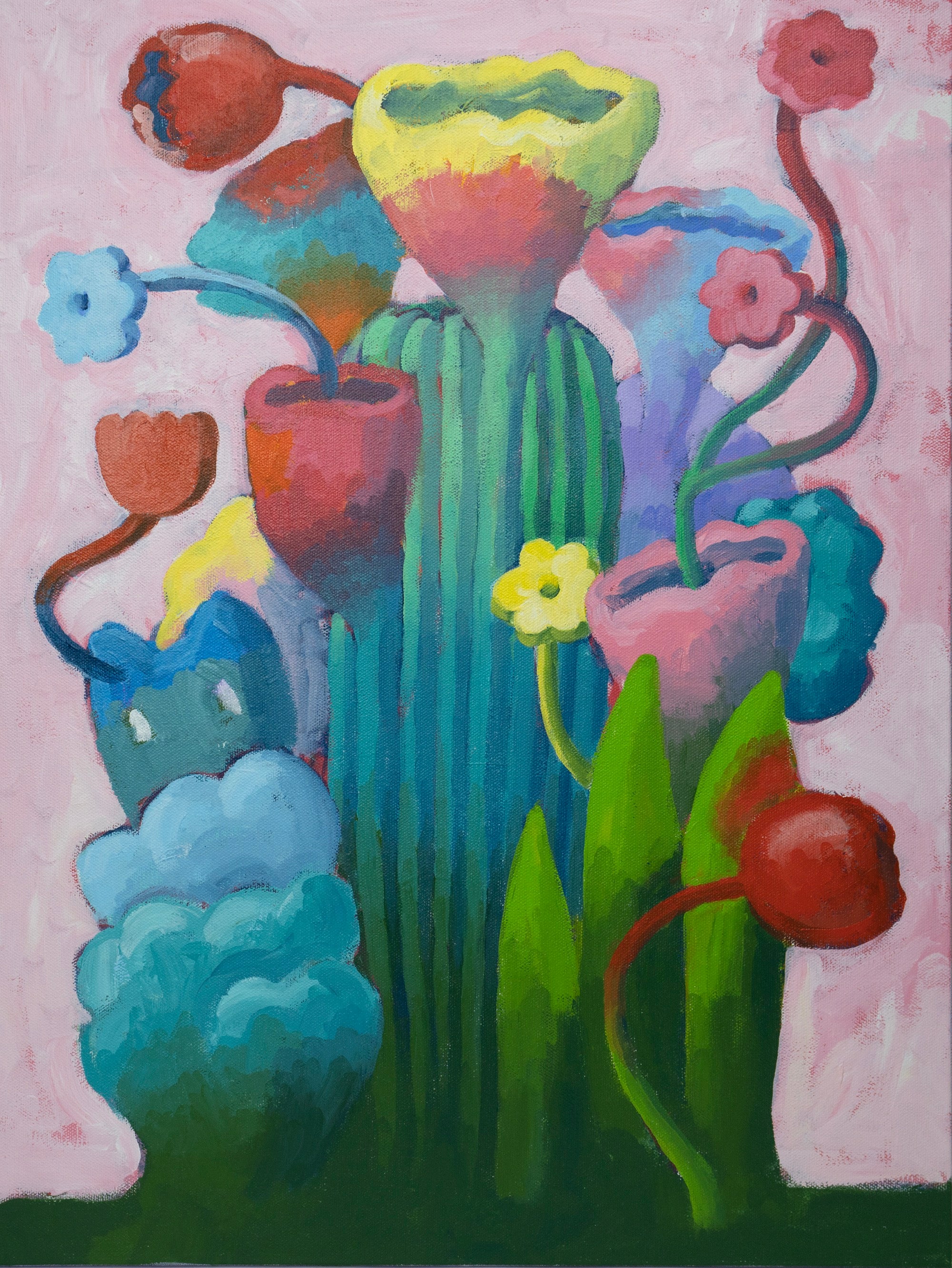 an abstract landscape painting